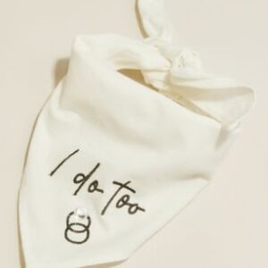 I Do Too Canine Marriage ceremony Bandana by David’s Bridal